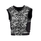 Kylkisuojaliivi Sparco SJ PRO K-3 Musta/Valkoinen