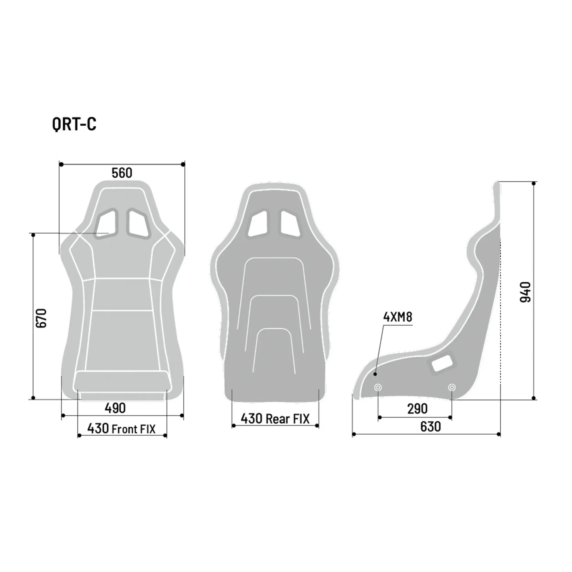 Istuin Sparco QRT C