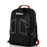 Sparco Stage reppu musta/punainen