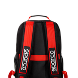 Sparco Stage reppu musta/punainen