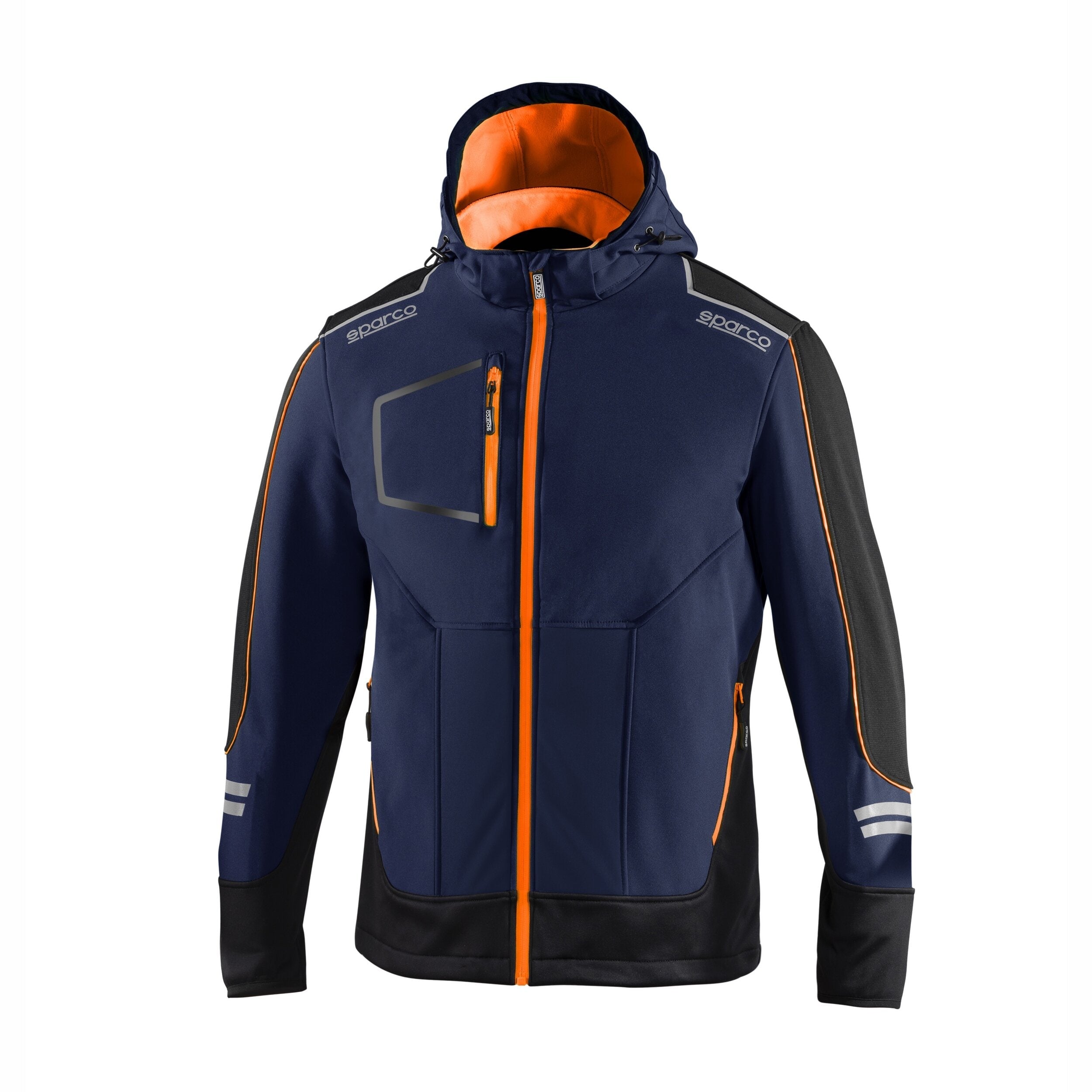 Jacka Softshell Sparco Tech Blå/Orange