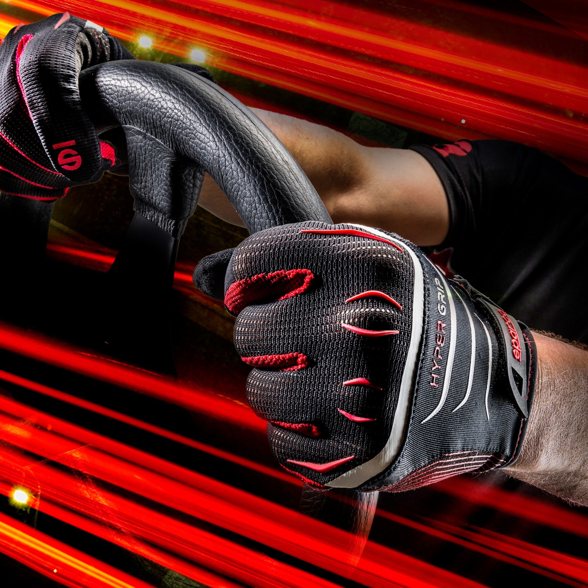 Käsineet Gaming Sparco Hypergrip Musta/P