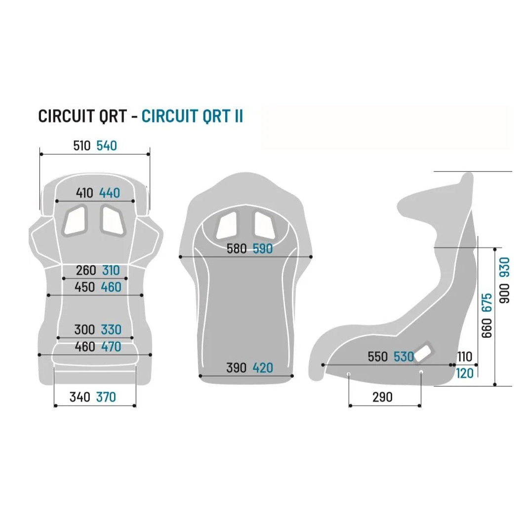 Istuin Sparco CIRCUIT QRT