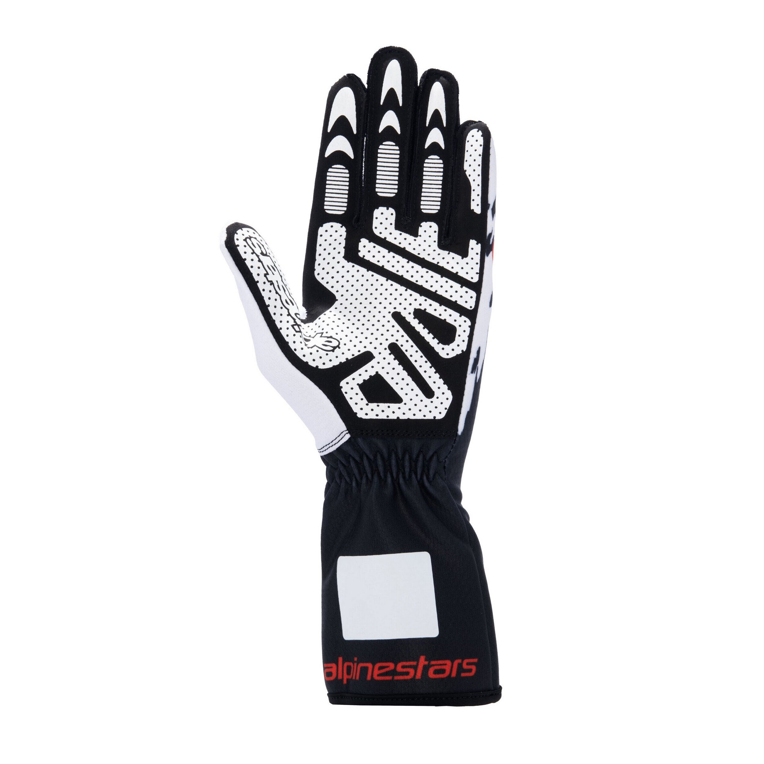 Ajohanskat Alpinestars Tech-1 K V3 Musta/Valkoinen