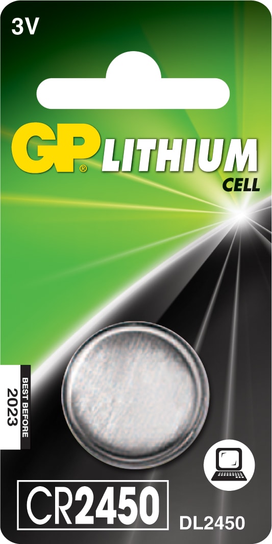 GP Button -solu, litium, CR2450