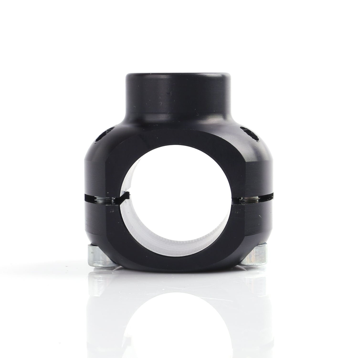 Putkikiinnike, alumiini musta 30 mm