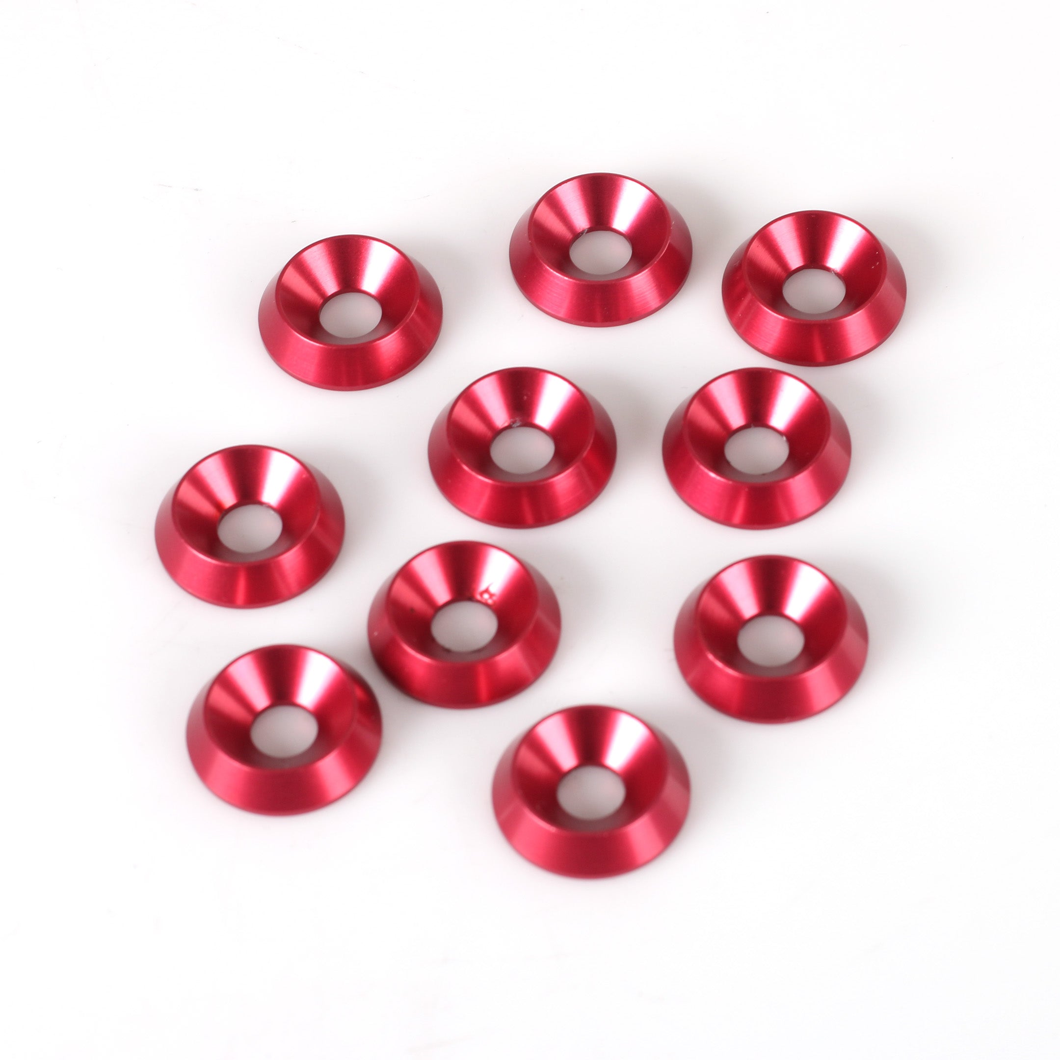 Upotettu alumiinialuslevy 6x18mm 10-pakkaus