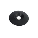 Upotettu alumiinialuslevy 8x34 mm, musta, 10-pakkaus
