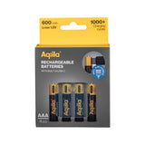 Aqiila Ladattava USB-C Litiumparisto AAA 1.5V 4 kpl pakkaus