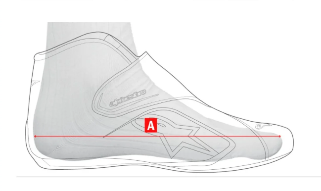 Alpinestars kengänkoko