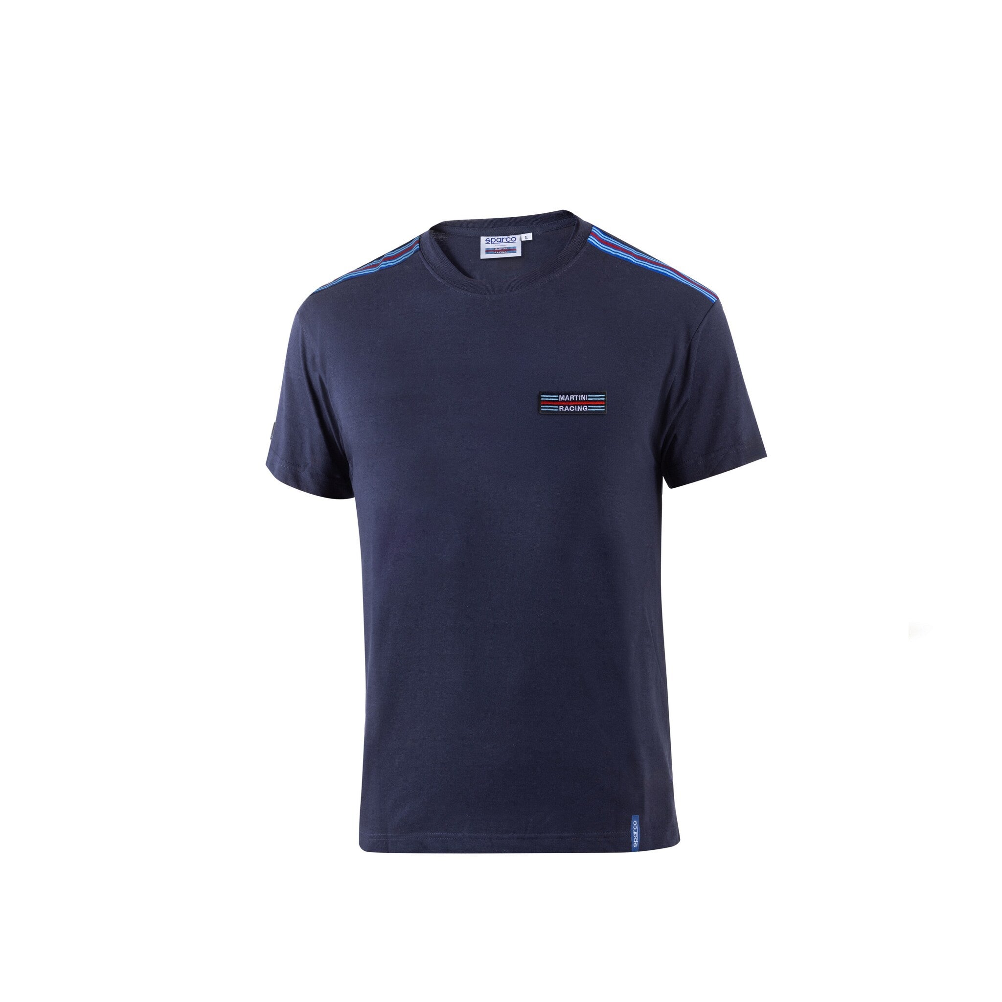 T-Paita Sparco Martini Racing Top Stripes Sininen