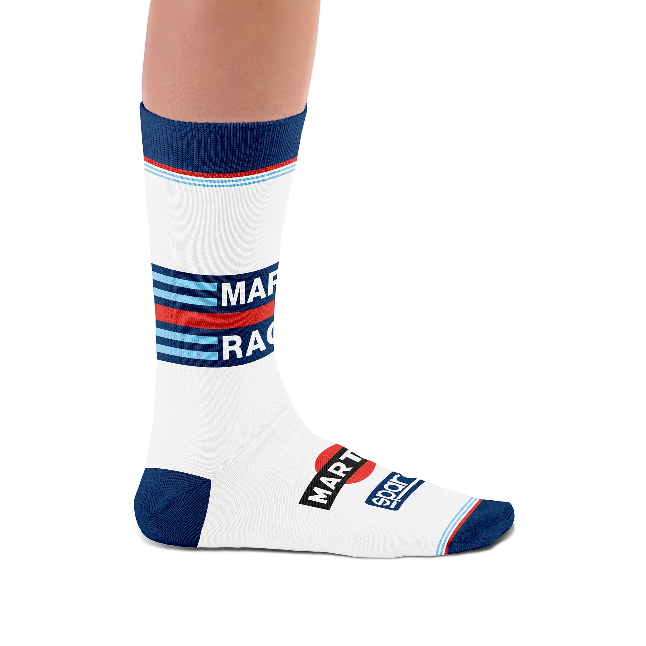 Sukat Sparco Iconic Martini Racing Valkoinen/Sininen