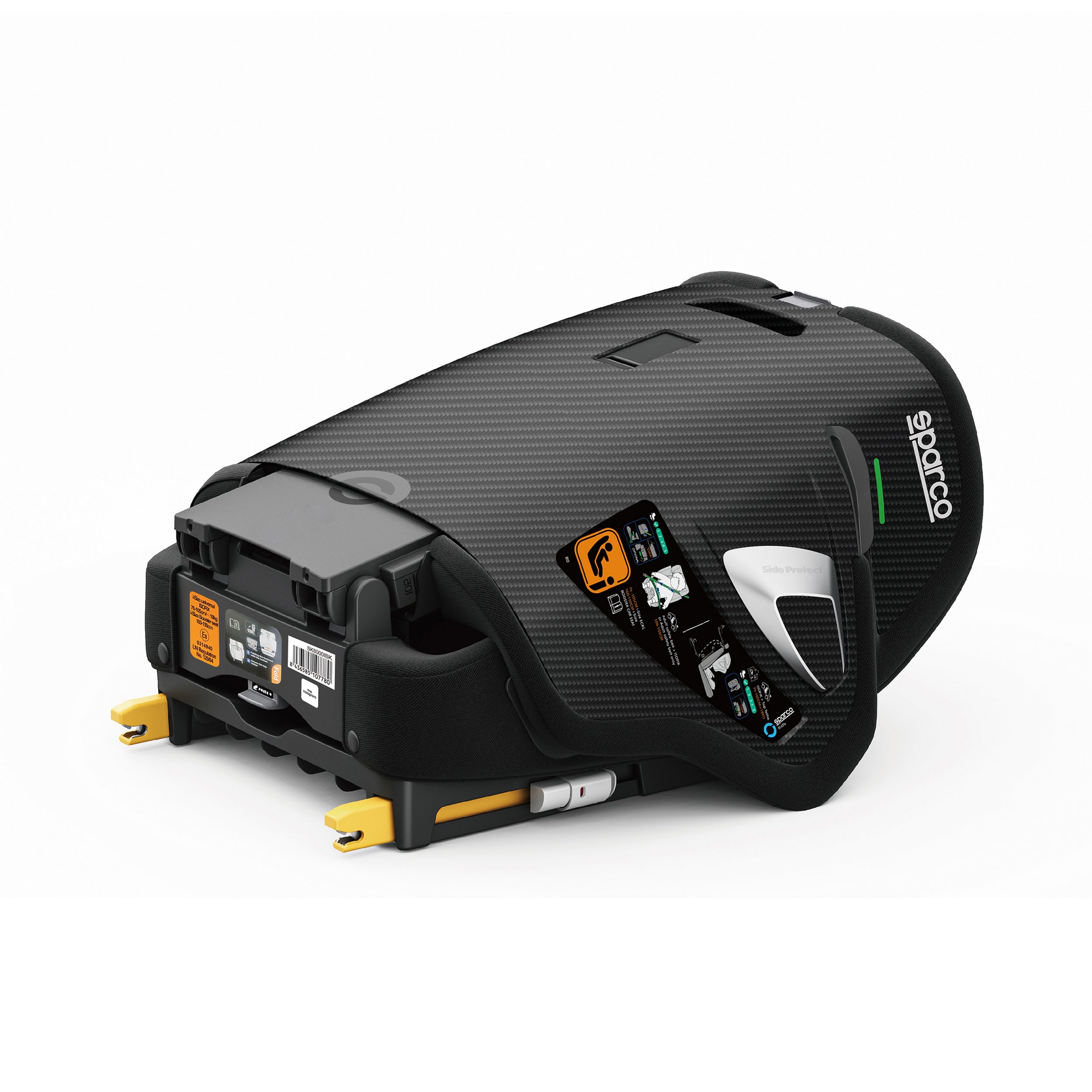 Turvaistuin Sparco SK8000I (ECE R129/03 - 76-150 cm), musta