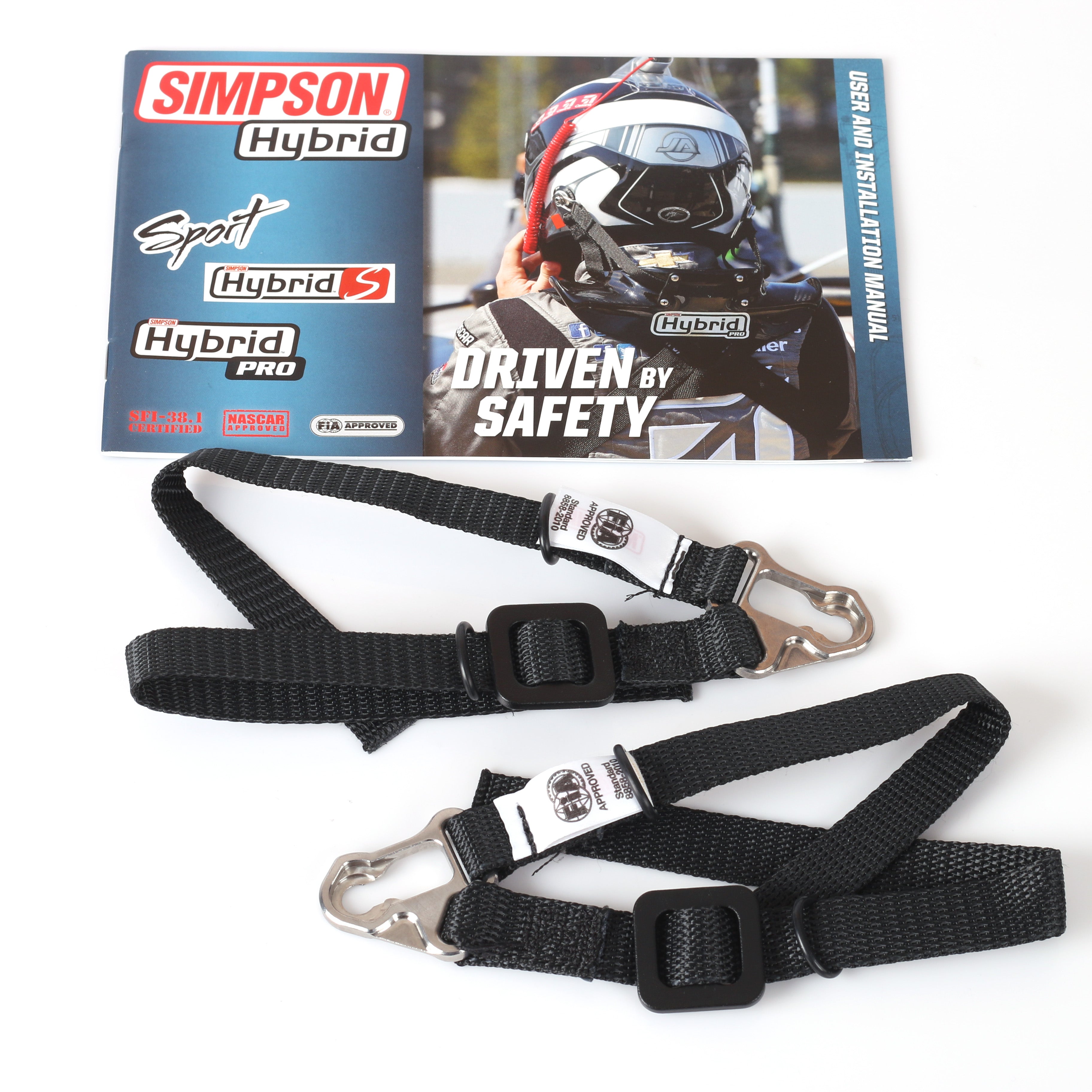 Simpson Racing hybridin kiinnityslenkit turvahihnalla
