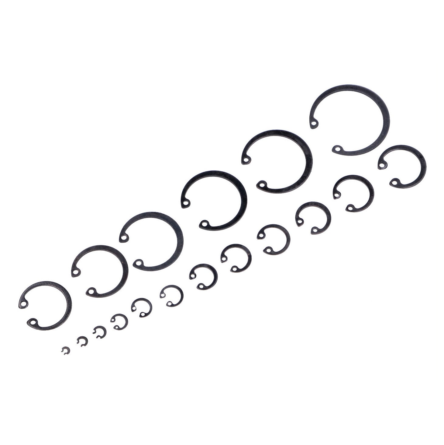 Sisäiset lukkorenkaat 3–32 mm, 300 kpl