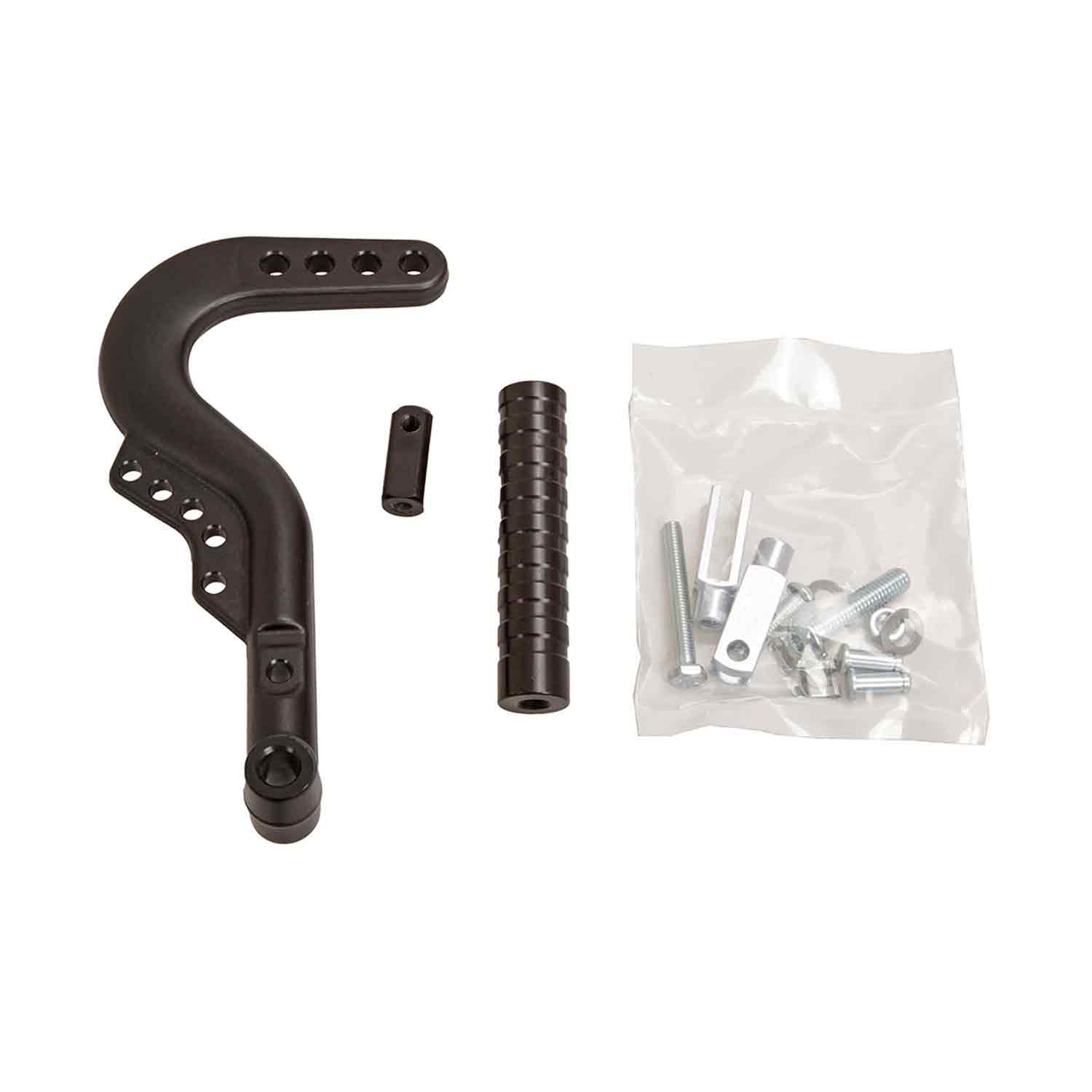 Universal Smidd Aluminiumpedal – Broms/Gas svart