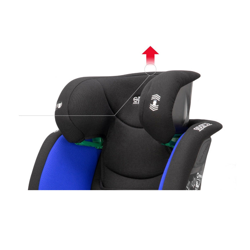 Bilbarnstol Sparco SK2000I Grå