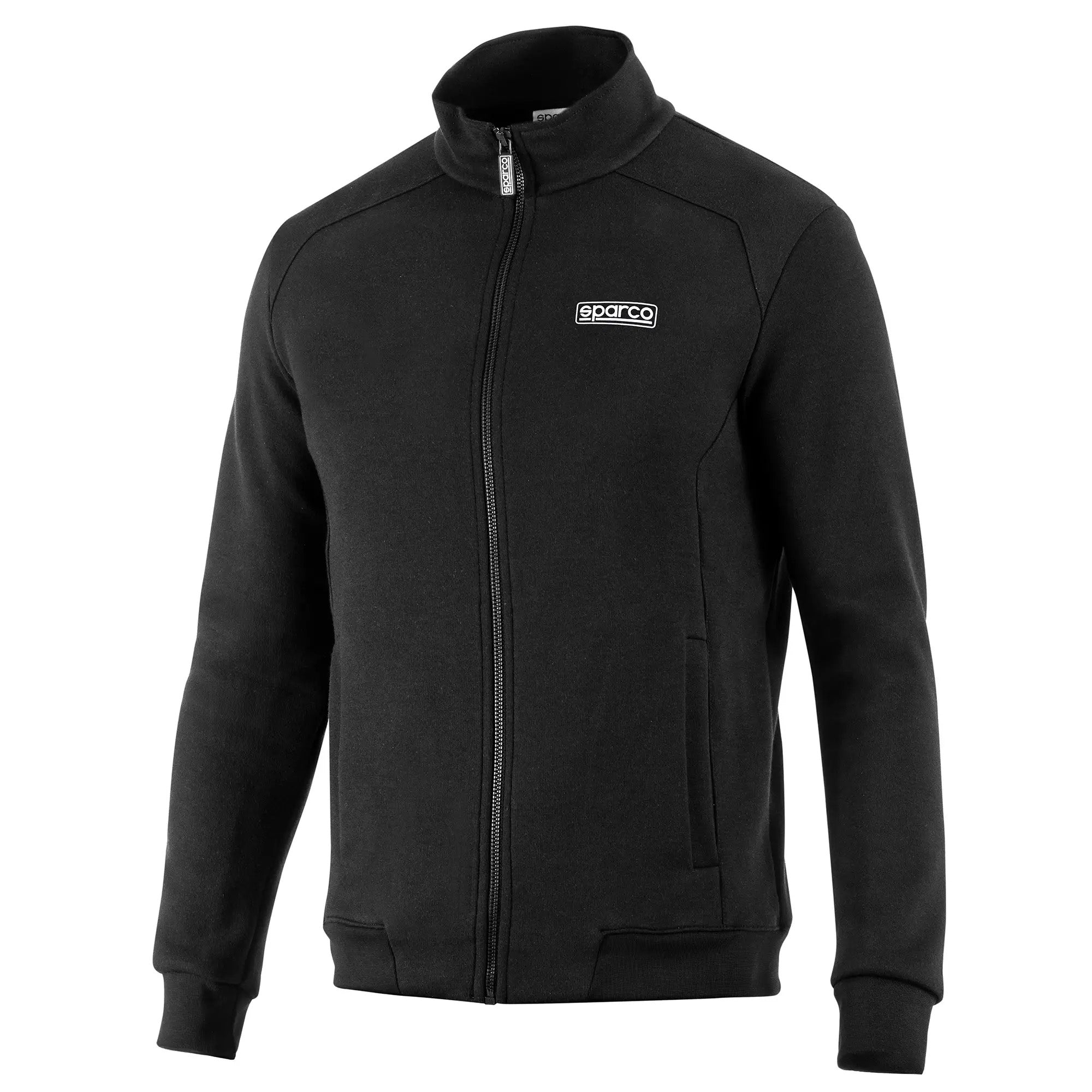 Sweatshirt Full Zip Sparco Svart