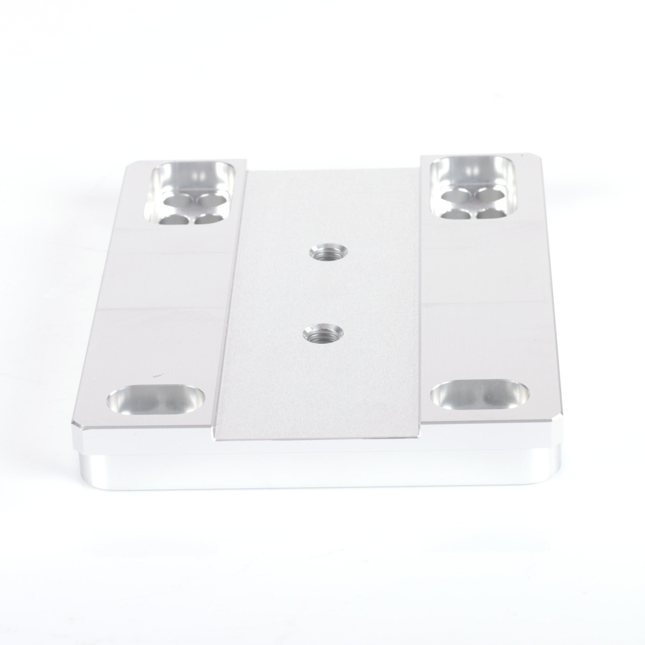 Motorplatta övre,plan, För Justerbart Fäste, Aluminium