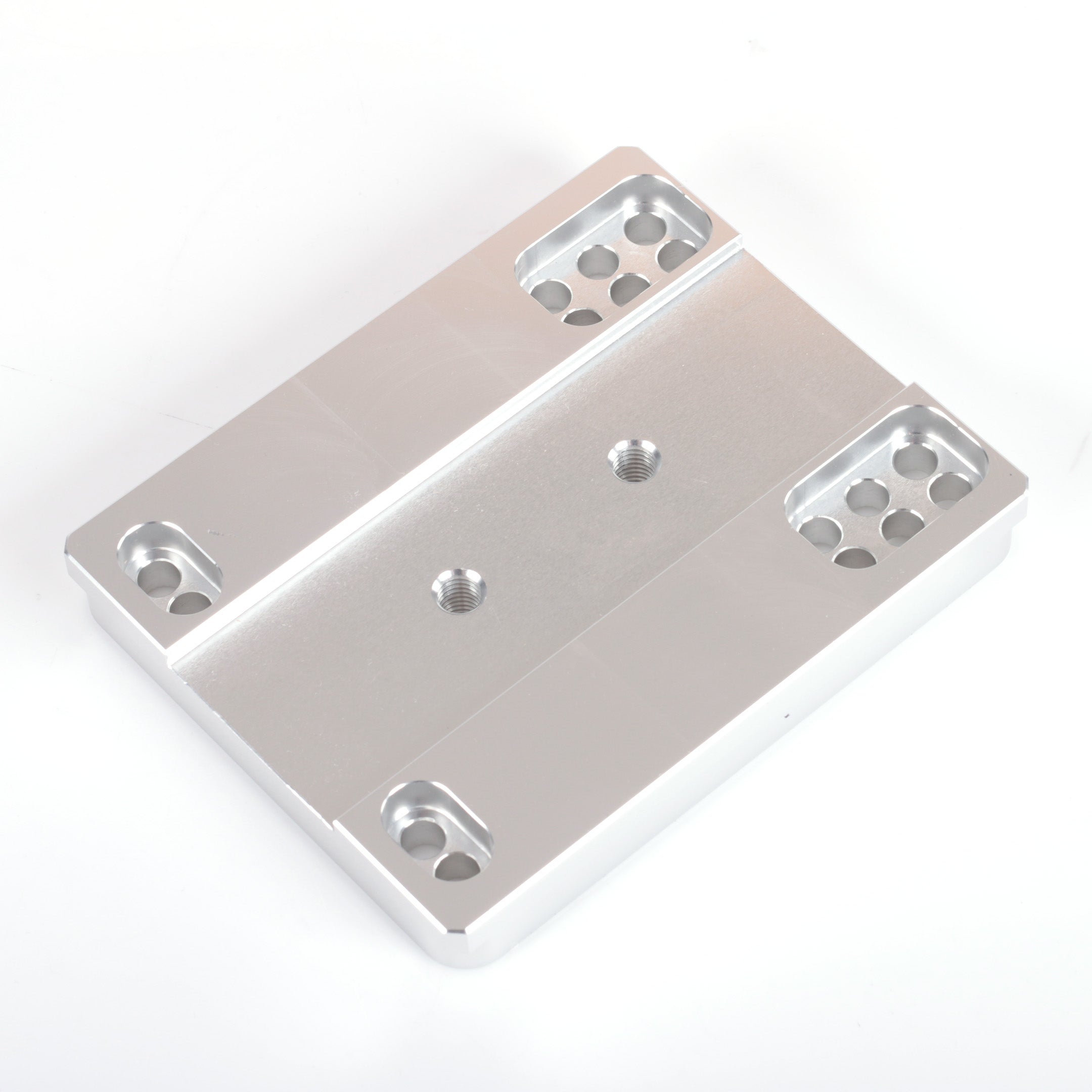 Motorplatta övre,plan, För Justerbart Fäste, Aluminium