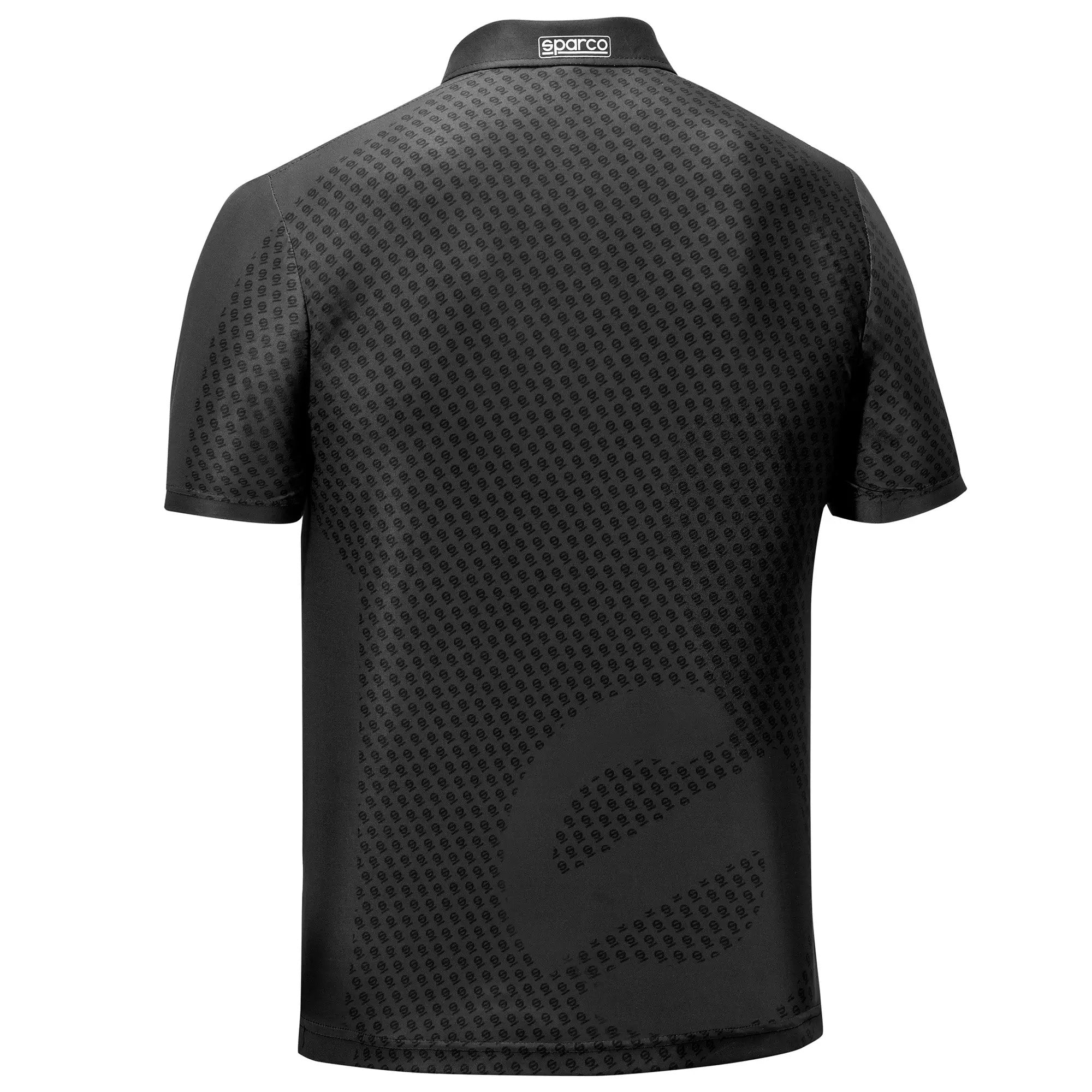 Polo Zip Sparco Svart