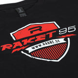 Raket T-paita, musta, lapset XL
