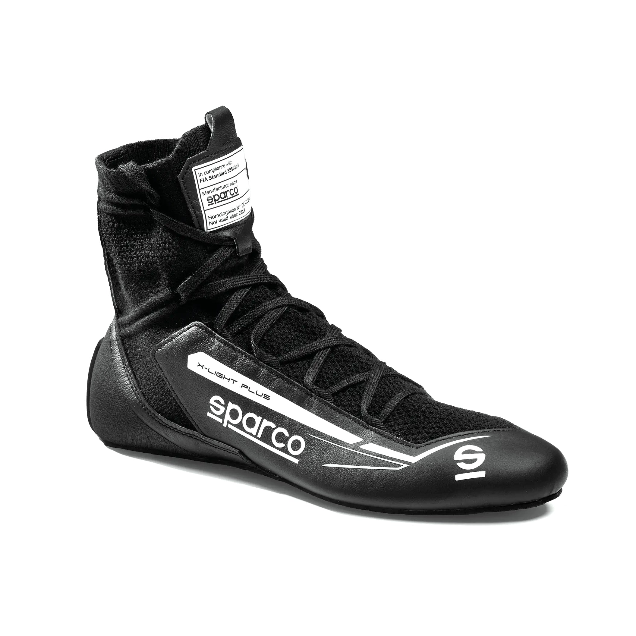 Kengät Sparco X-Light Plus Musta/Valkoinen